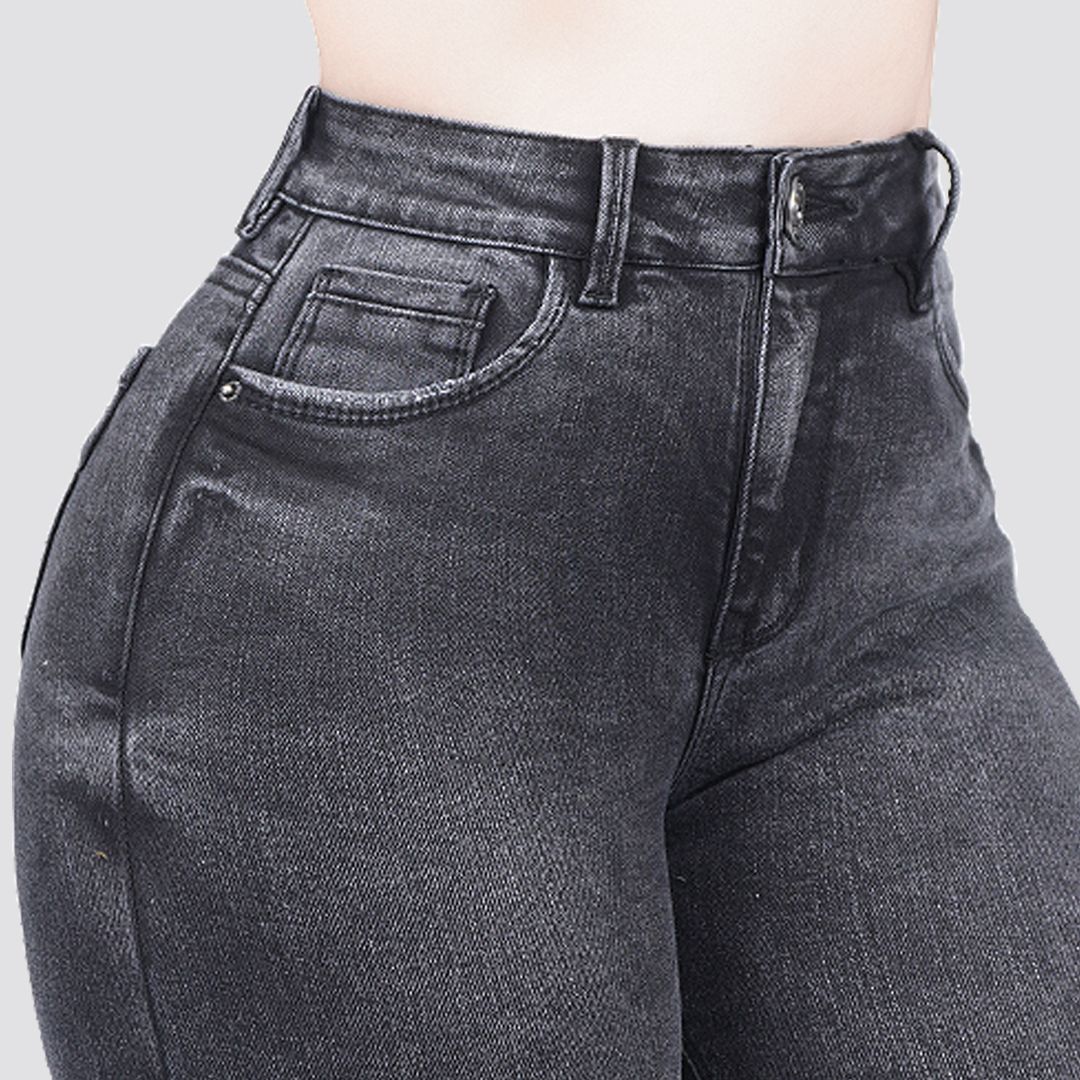 Jeans skinny tiro alto 24260
