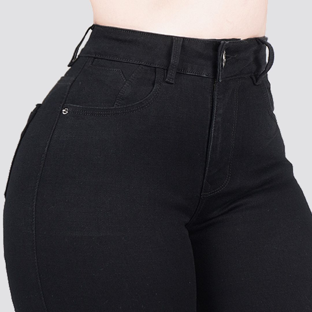 Jeans skinny tiro alto 24261