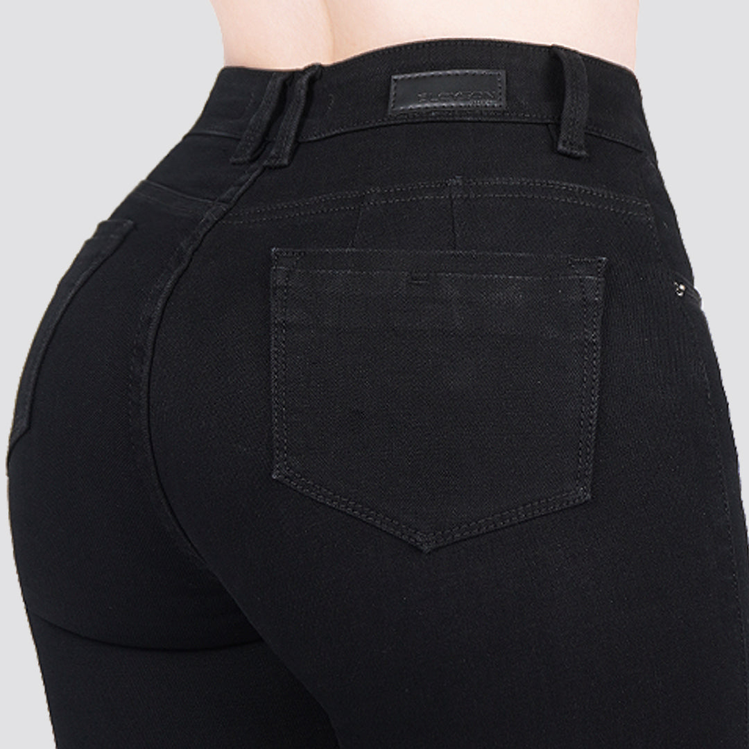 Jeans skinny tiro alto 24261