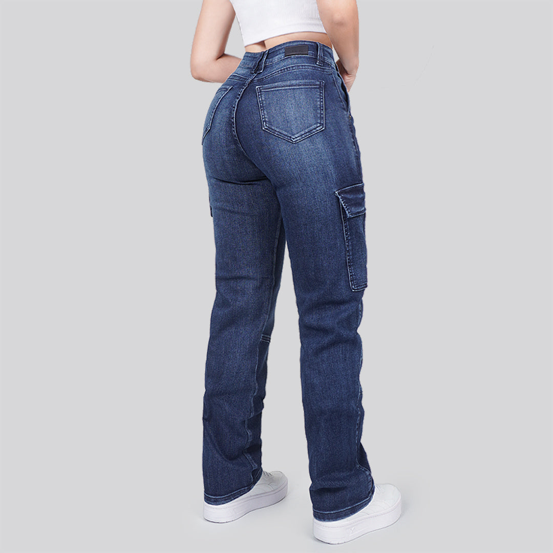 Jeans Mujer Cargo 2805